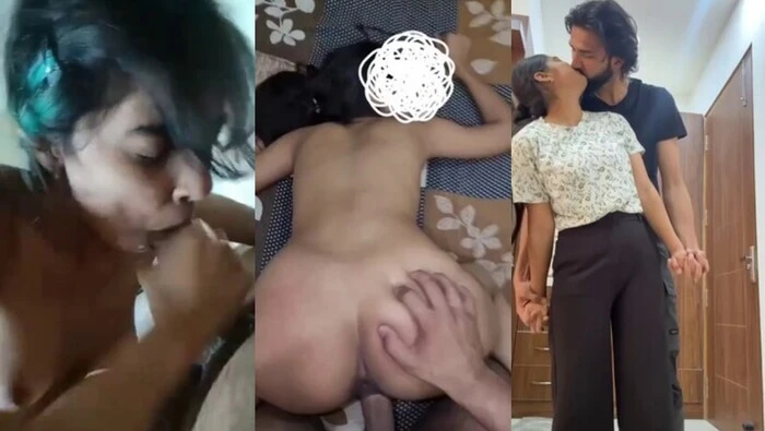 Beautiful & Sexy Indian Girlfriend Sloppy Blowjob